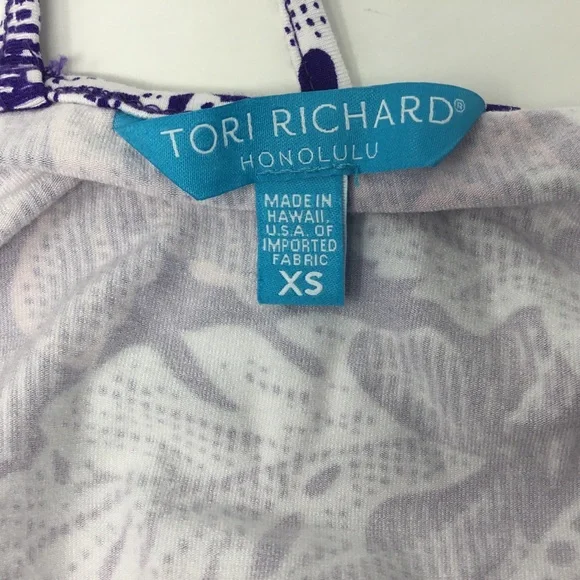 Tori Richard Honolulu Hawaiian Tropical Floral Wide Leg Brady Jumpsuit Size XS - Picture 6 of 8